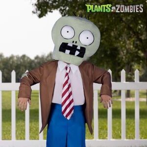 GUC Kids Plants vs Zombies Costume Boys Video Game Character Costume size M